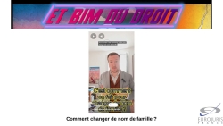 Changer de nom de famille