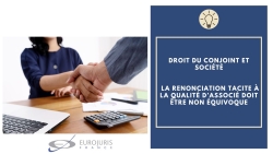 Conjoint associé société