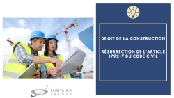 Construction et élément d'équipement