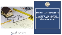 Vente ouvrage et réception tacite