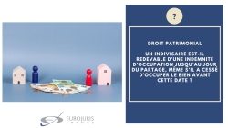 Indivision et indemnité d'occupation